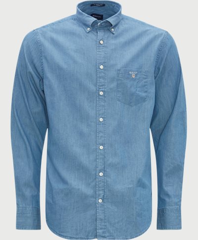 Gant Shirts REG INDIGO BD 3040520 Blue